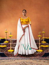 White & Yellow Chaniya Choli